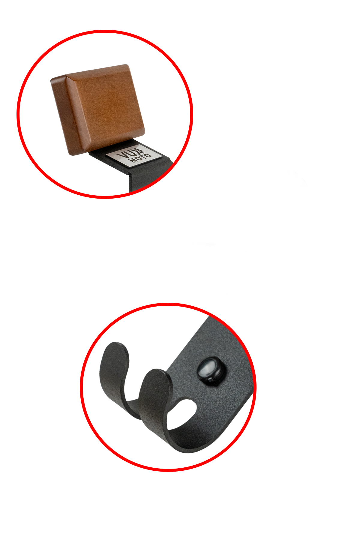 MODEL 22 Çift Kanca ve Fırçalanmış Metal Logo Detayı